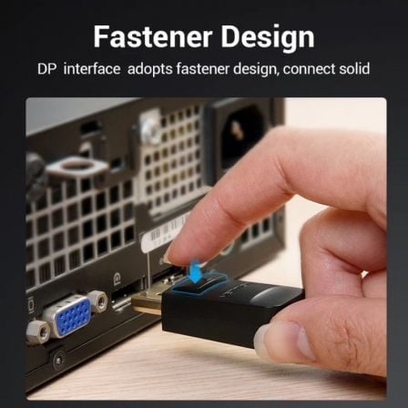 Cabo Conversor Vention HBLBG/ DisplayPort Macho - VGA Macho/ 1.5m/ Preto - Imagem 3