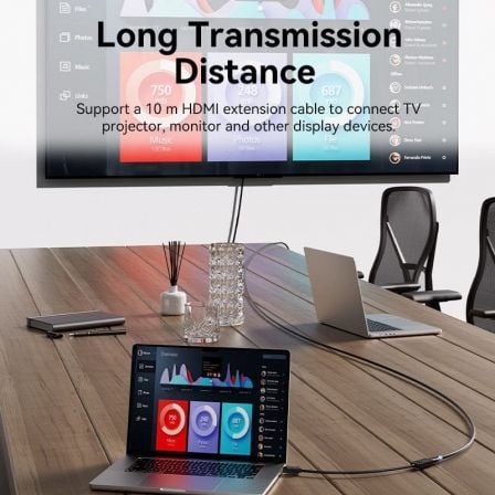 Cabo Conversor Vention HBZBB/ DisplayPort Macho - HDMI 4K Fêmea/ 15cm/ Preto - Imagem 4