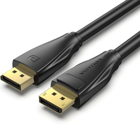 Cabo DisplayPort 1.4 8K Vention HCDBF/ DisplayPort Macho - DisplayPort Macho/ 1m/ Preto