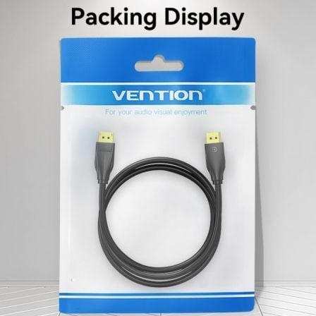 Cabo DisplayPort 1.4 8K Vention HCDBG/ DisplayPort Macho - DisplayPort Macho/ 1.5m/ Preto - Imagem 5