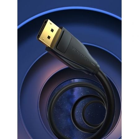 Cabo DisplayPort 1.4 8K Vention HCDBL/ DisplayPort Macho - DisplayPort Macho/ 10m/ Preto - Imagem 4