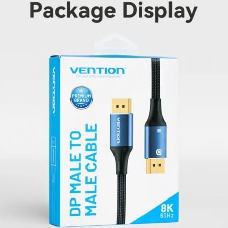 Cabo Vention HCELH/ DisplayPort Macho - DisplayPort 8K Macho/ 2m/ Azul - Imagem 4
