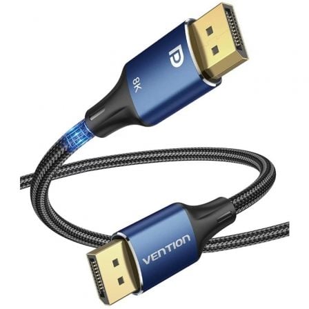 Cabo Vention HCELF/ DisplayPort Macho - DisplayPort 8K Macho/ 3m/ Azul - Imagem 2