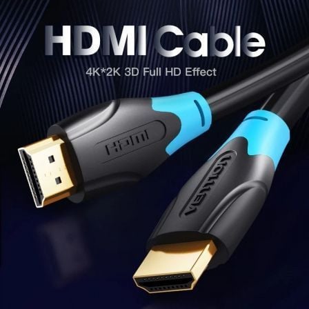 Cabo HDMI 2.0 4K Vention AACBI/ HDMI Macho - HDMI Macho/ 3m/ Preto - Imagem 4