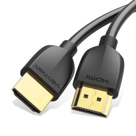 Cable HDMI 2.0 4K Portátil Vention AAIBI/ HDMI Macho - HDMI Macho/ 3m/ Preto