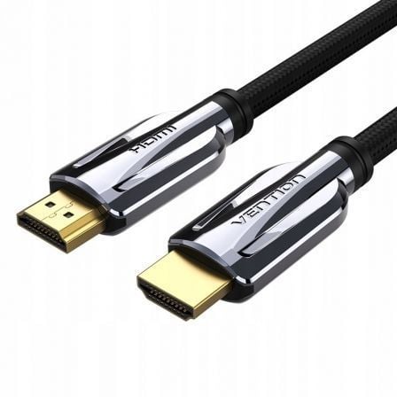 Cabo HDMI 2.1 8K Vention AALBH/ HDMI Macho - HDMI Macho/ 2m/ Cinzento e Preto