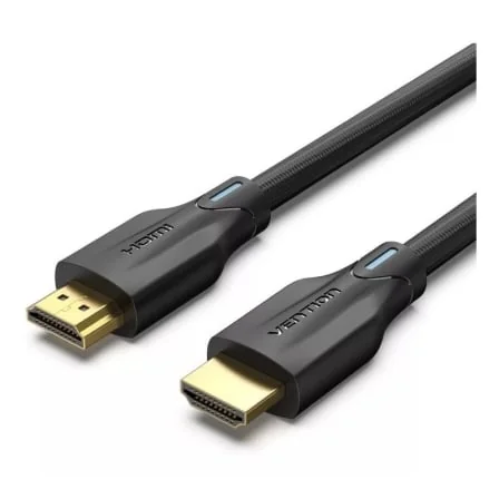 Cabo HDMI 2.1 8K Vention AAUBJ 10m 48Gbps Trançado Preto