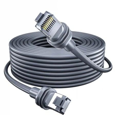 Cabo de Rede Vention Starlink Cat.7 SFTP 10m 28AWG Cinzento