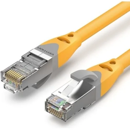Cabo de Rede Vention IBHYQ Cat.6A SFTP 10Gbps 20m Amarelo