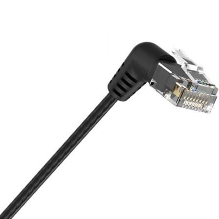 Cabo de Rede RJ45 UTP Vention IBOBD Cat.6A/ 50cm/ Cabeça Rotativa 360º/ Preto - Imagem 2