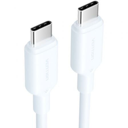 Cabo USB 2.0 Tipo-C 3A Vention TRCSH/ USB Tipo-C Macho - USB Tipo-C Macho/ Até 60W/ 480Mbps/ 2m/ Azul - Imagem 2