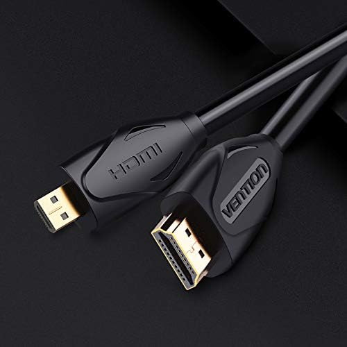 Cabo HDMI Vention VAA-D03-B100/ HDMI Macho - Micro HDMI Macho/ 1m/ Preto - Imagem 4