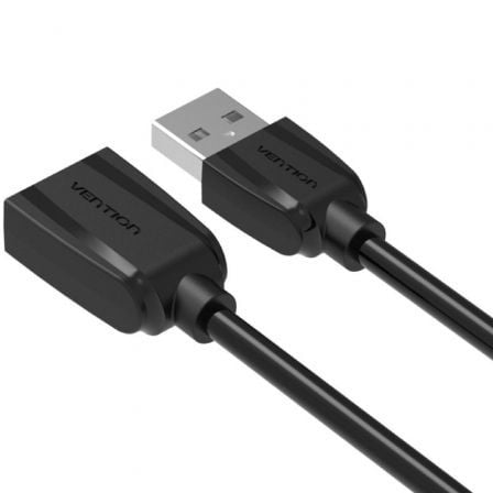 Cabo Extensor USB 2.0 Vention VAS-A44-B500/ USB Macho - USB Fêmea/ 5m/ Preto - Imagem 2