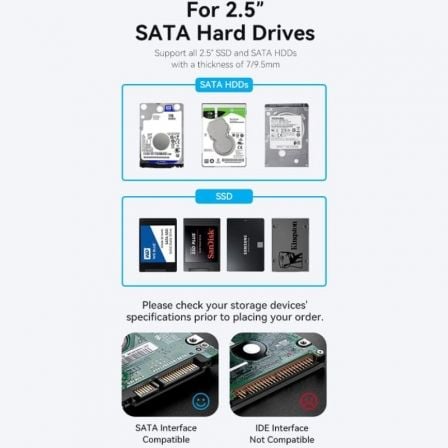 Câmara Externa para Disco Rígido de 2.5" Vention KPBB0/ USB 3.1/ Sem parafusos - Imagem 5