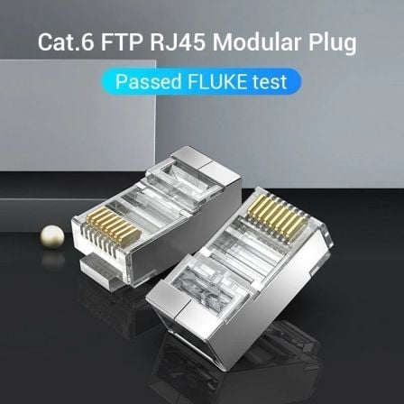 Conector RJ45 IDCR0-10/ Cat.6 FTP/ 10 unids. - Imagem 2