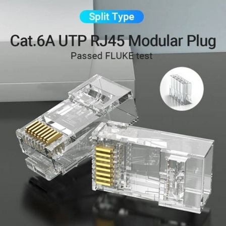 Conector RJ45 IDGR0-50/ Cat.6A UTP/ 50 unidades - Imagem 2