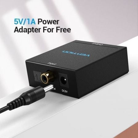 Conversor de Áudio Vention BDFB0-EU/ Entrada Toslink e RCA/ Saída 2x RCA - Imagem 3