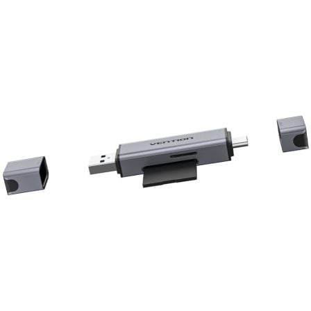 Leitor de Cartões Externo Vention CLLH0/ USB 3.0/ USB Tipo-C - Imagem 3