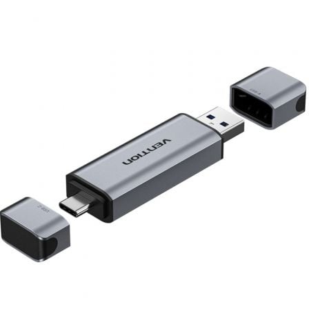 Leitor de Cartões Externo Vention CLLH0/ USB 3.0/ USB Tipo-C - Imagem 2