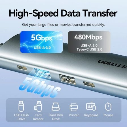 Docking USB Tipo-C Vention TGLHB/ 1xUSB Tipo-C/ 2xUSB/ 1xHDMI 4K/ 1xUSB Tipo-C PD/ Cinzento - Imagem 4