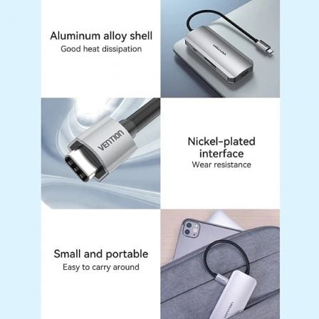 Docking USB Tipo-C Vention TOJHB/ 1xHDMI 4K/ 3xUSB/ 1xUSB Tipo-C/ 1xLeitor de Cartões/ Cinzento - Imagem 5
