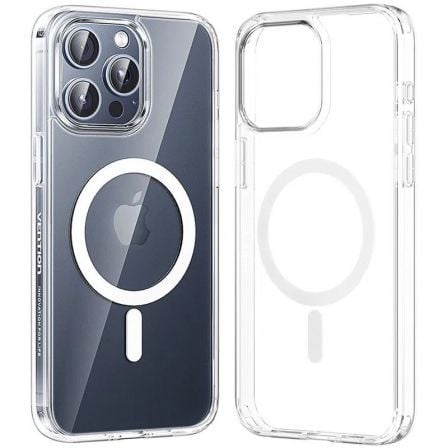 Capa Dura com Magsafe Vention KUAT0-10/ Compatível com iPhone 13/ Transparente