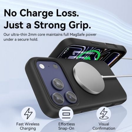 Peliculas de Silicone com Magsafe Vention KVCGCB-30/ Compatível com iPhone 17 Pro/ Água-marinha - Imagem 4