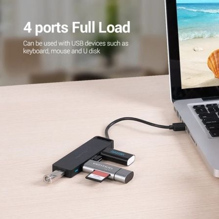 Hub USB 2.0 Vention CHMBB/ 4xUSB - Imagem 2