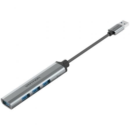 Hub USB 3.0 Vention CKPHB 4 Portas USB 3.0 Tipo-A 15cm Prateado