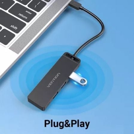 Hub USB Tipo-C Vention TGTBB/ 3xUSB/ 1xUSB Tipo-C/ 1x MicroUSB PD - Imagem 3