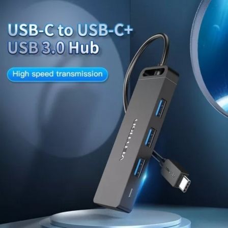 Hub USB Tipo-C Vention TGTBB/ 3xUSB/ 1xUSB Tipo-C/ 1x MicroUSB PD - Imagem 2