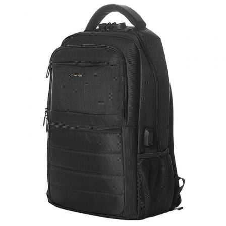 Mochila Vention KRKB0 para Portáteis até 17''/ Impermeável/ Porta USB/ Antirroubo/ Preta - Imagem 3