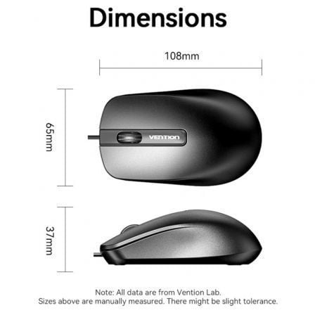 Rato Vention KTABG/ Até 1200 DPI - Imagem 3