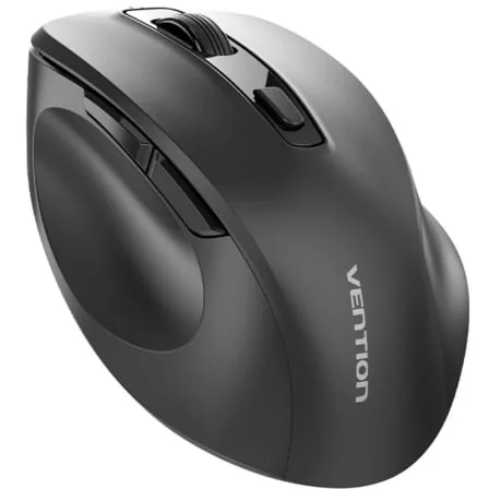 Rato Ergonómico Vention KTHB0-ST Sem Fios 2.4GHz Silencioso 4000 DPI 6 Botões Preto