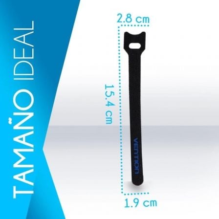Tira Organizadora de Cabos Vention KAC00/ 15cm/ Pack de 6 - Imagem 4