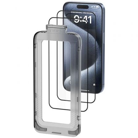Protetor de Ecrã de Vidro Temperado Vention KUITCA-10 para iPhone 13 + Ferramenta de Instalação Anti-Pó