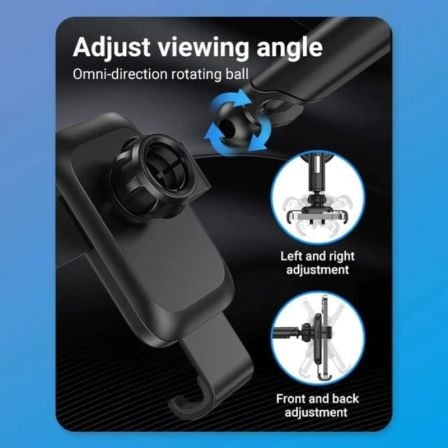 Suporte para Smartphone para Carro Vention KCOB0/ Preto - Imagem 4