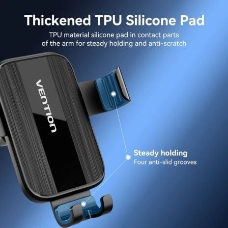 Suporte de Smartphone para Carro Vention KCTB0/ Preto - Imagem 4