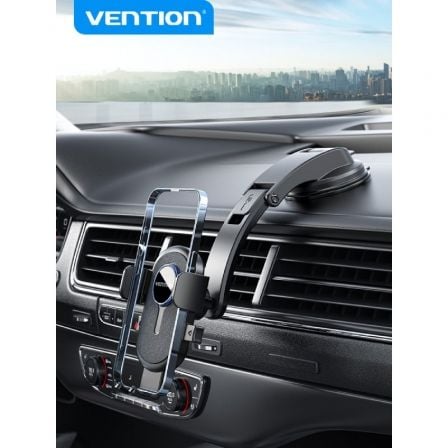Suporte de Smartphone para Carro Vention KSCB0/ Preto - Imagem 3