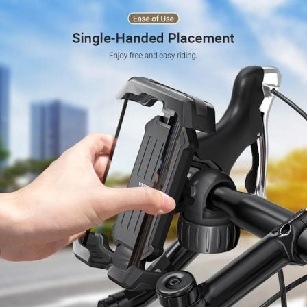 Apoio de Smartphone para Bicicleta Vention KSFB0/ Preto - Imagem 5