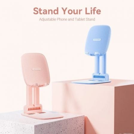 Suporte para Smartphone/Tablet Vention KSGP0/ Rosa - Imagem 2