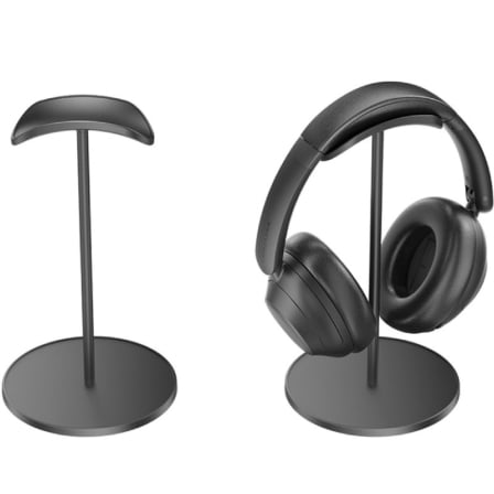Suporte para Auscultadores Vention KSOB0 em ABS e Metal com Revestimento de Borracha e Base Pesada Preto - Imagem 2