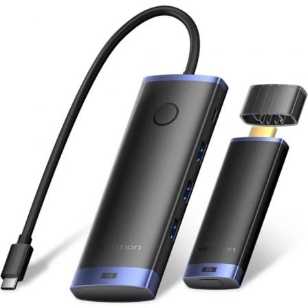 Adaptador/Transmissor de vídeo sem fios USB Tipo-C 3.2 - HDMI Vention TPVBB/ 60W