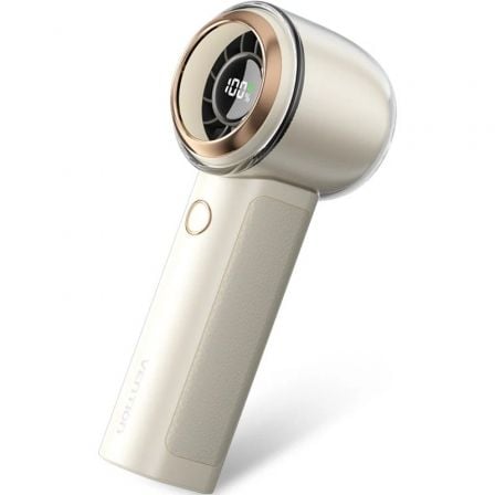 Ventilador de Mão Vention PBAN0 3000mAh 13000 RPM USB-C 4 Velocidades Bege/Roxo