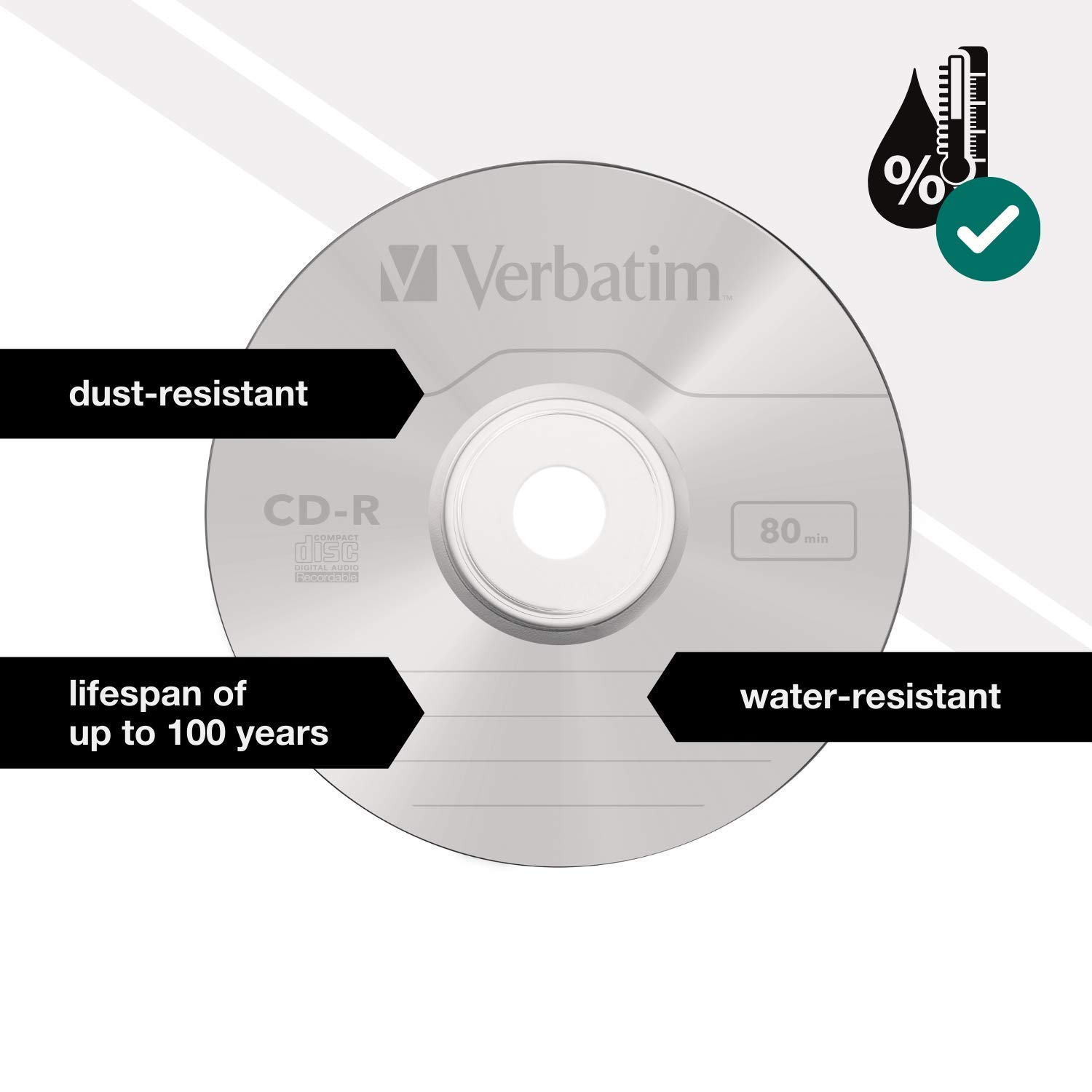 CD-R Verbatim Music 16X/ Caixa-10 unidades - Imagem 5