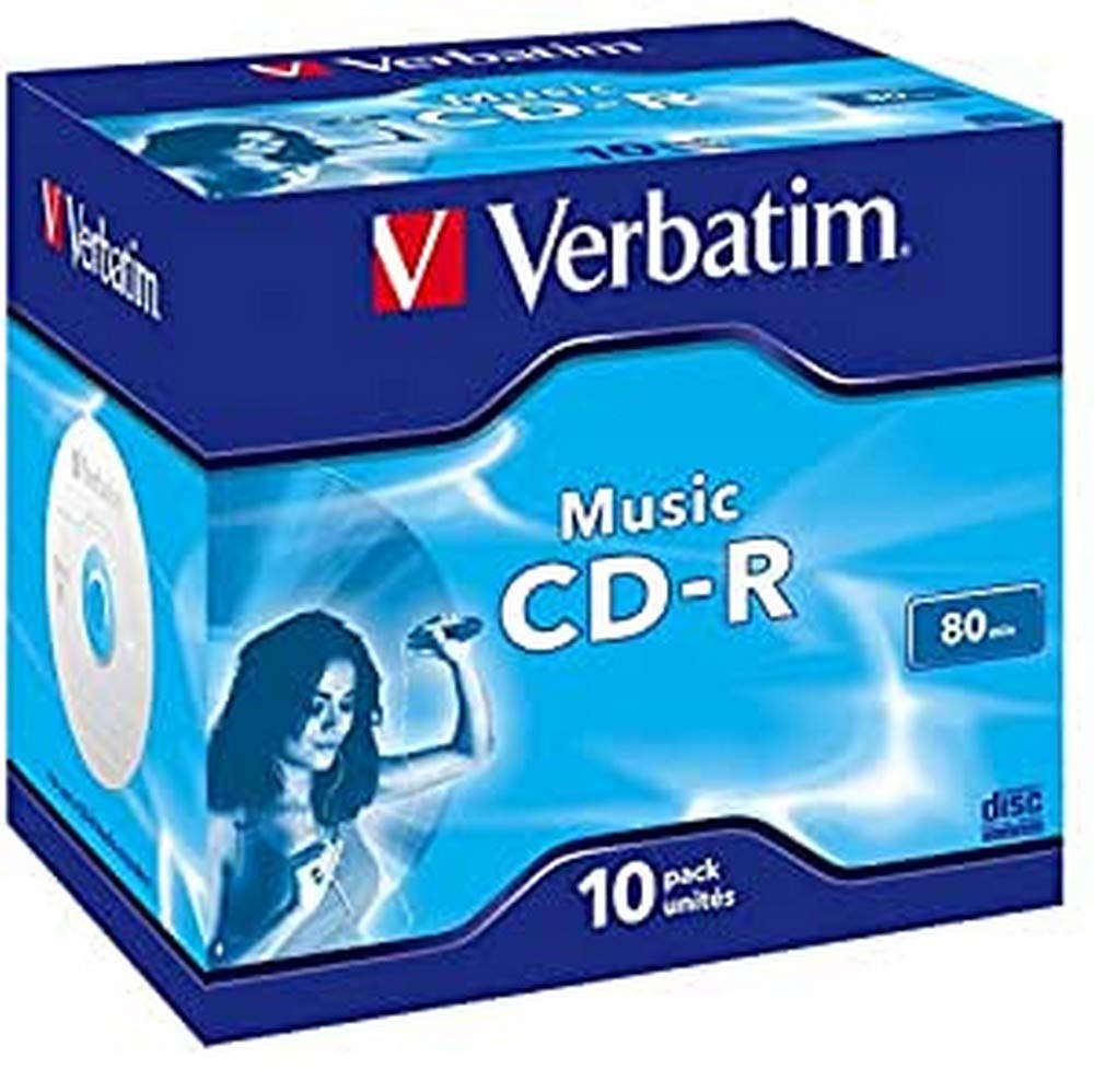 CD-R Verbatim Music 16X/ Caixa-10 unidades