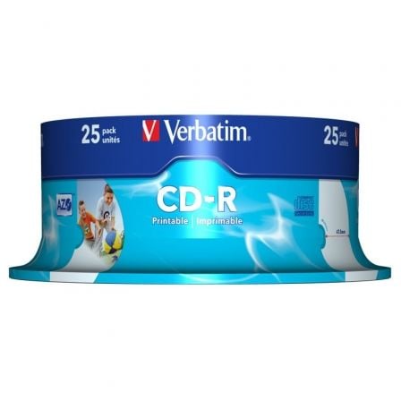 CD-R Verbatim AZO Imprimível 52X/ Tubo - 25 unidades