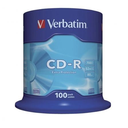 CD-R Verbatim Datalife 52X/ Tambor-100unid. - Imagem 1