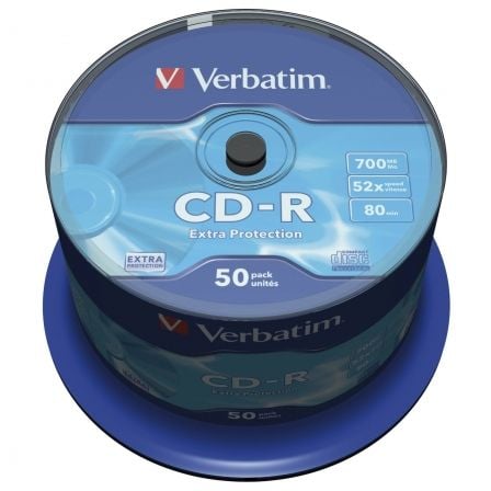 CD-R Verbatim Datalife 52X / Caixa de 50 unidades