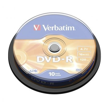 DVD-R Verbatim Advanced AZO 16X/ Caixa-10unidades